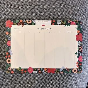 Rifle Paper Co. Weekly Desk Pad